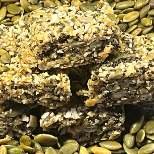 seed tahini bars