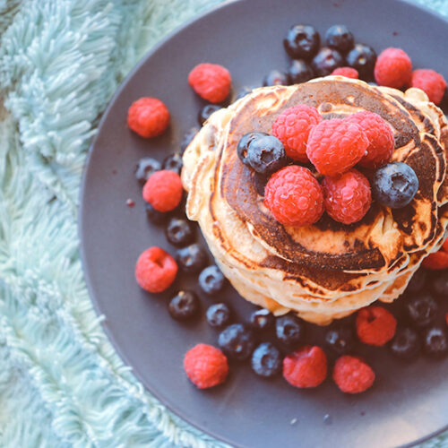 healthy pancakes with berries recipe